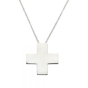 Collar Cross Plata